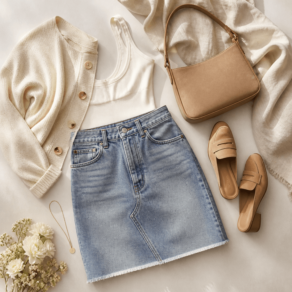 Spijkerrok combineren in de lente: 8 outfits voor elke dag